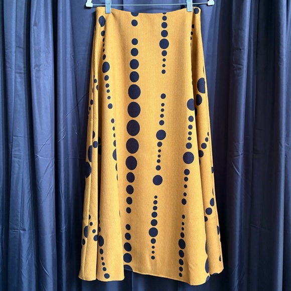 NWT BURU Laura Skirt in Dijon Dots | Medium - Picture 2 of 13